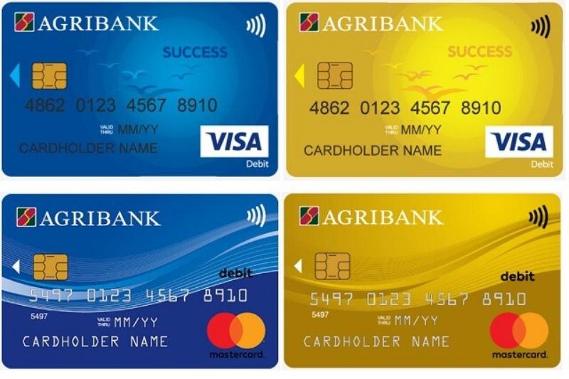 Các loại thẻ ngân hàng Agribank hiện có