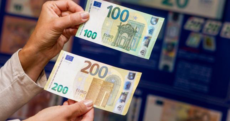 Một số dấu hiệu nhận biết tiền Euro giấy thật hay giả